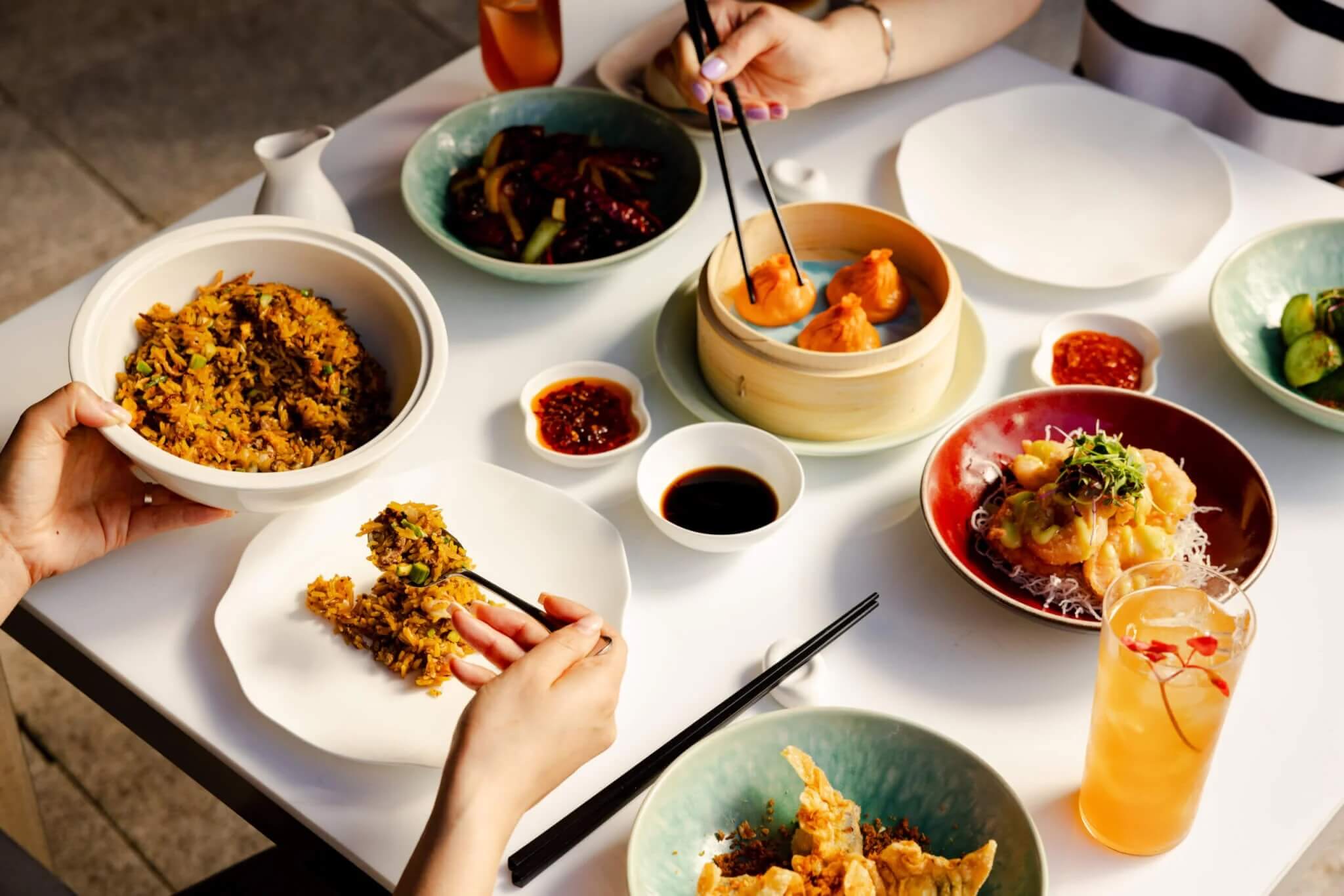 Yauatcha dishes