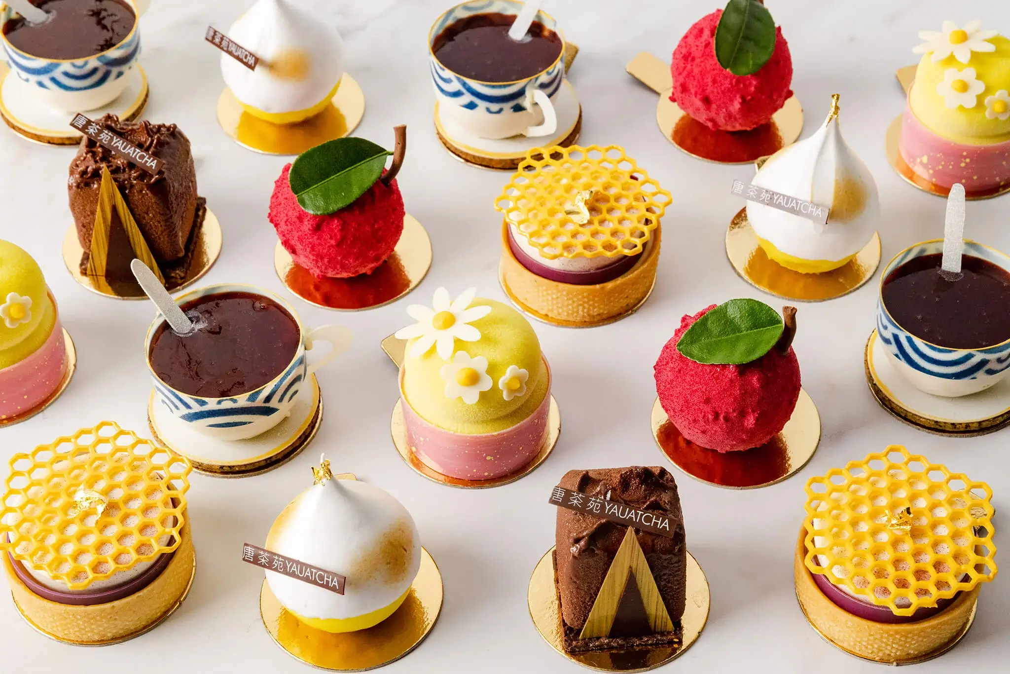 Yauatcha patisserie desserts