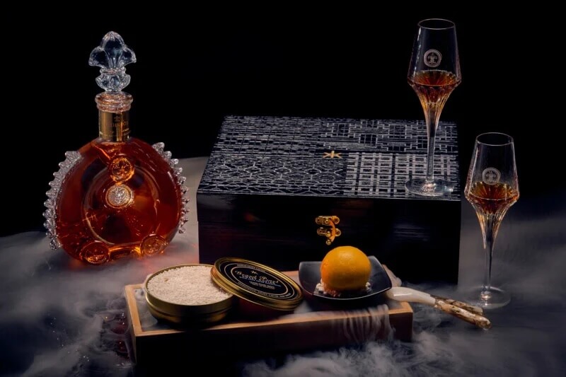 LOUIS XIII and caviar