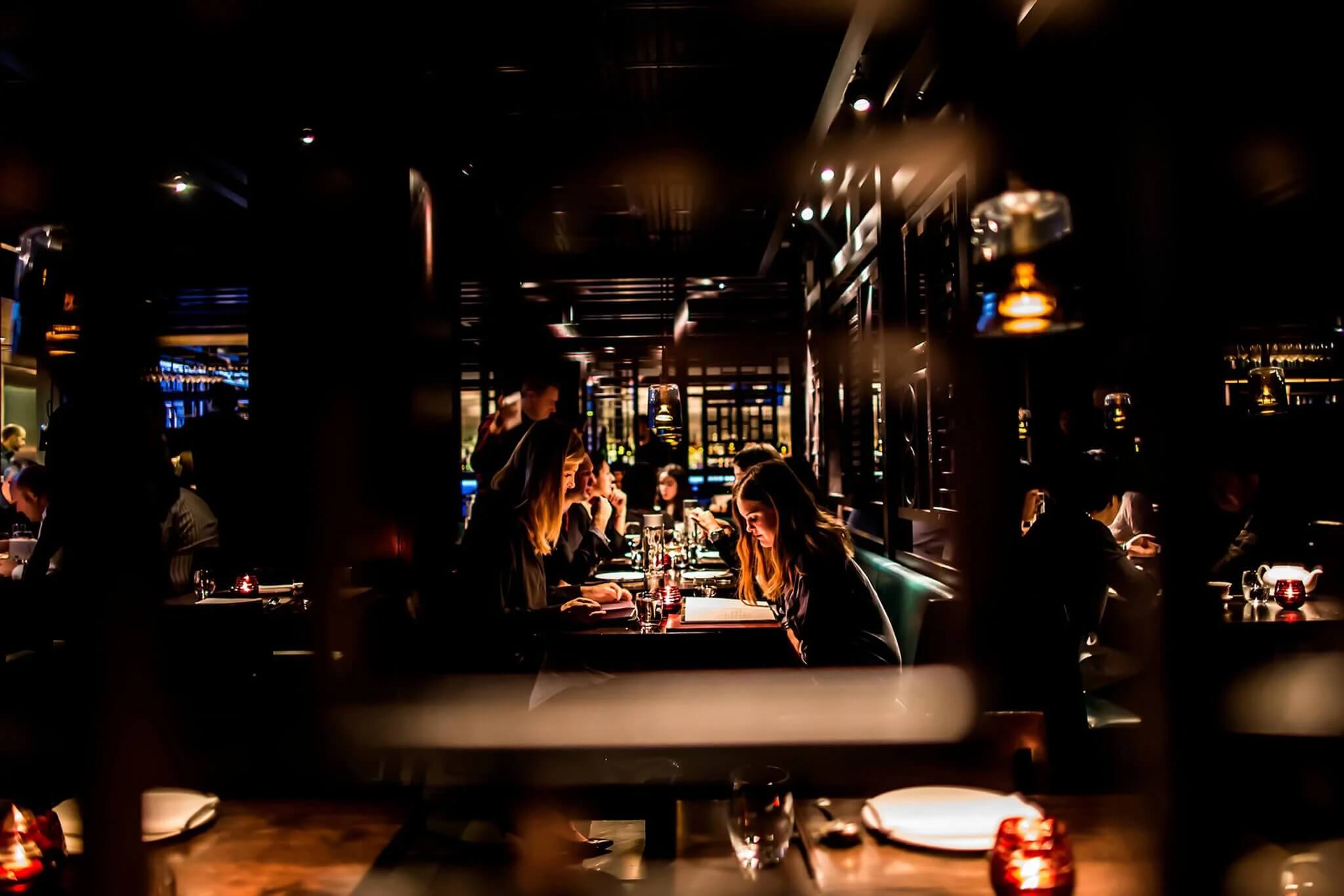 Main Dining Room at Hakkasan Mayfair