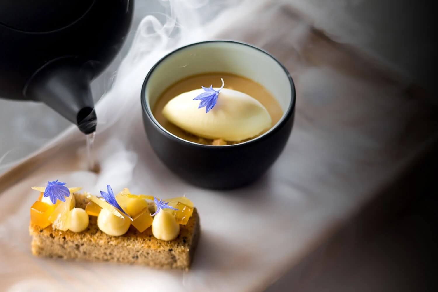 Dessert and tea