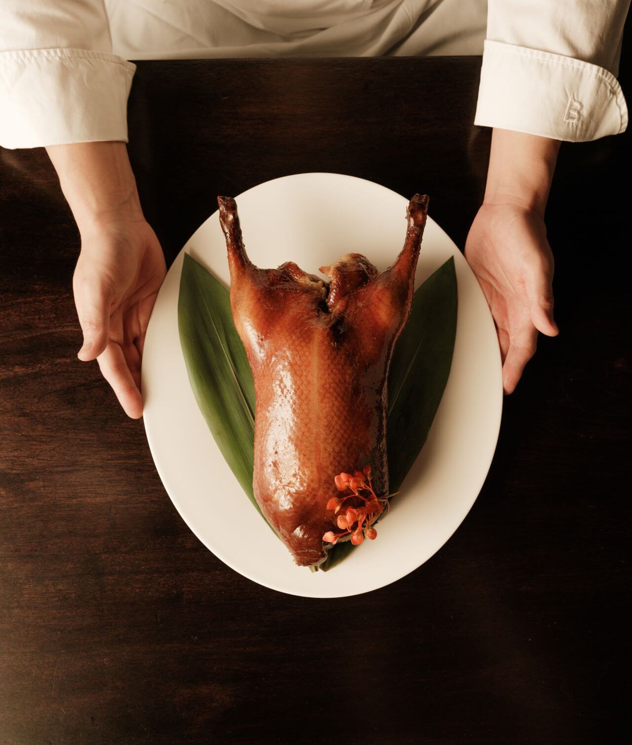 PEKING DUCK ON PLATE